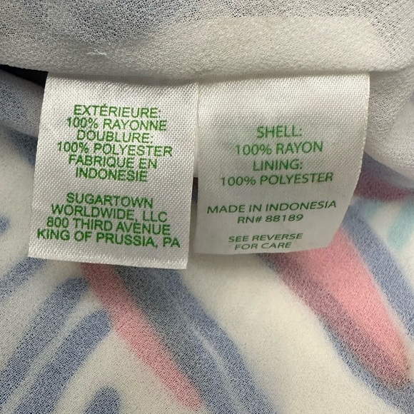 Lilly Pulitzer Daphne Red Right Return Sailboat Trapeze Dress Sz XS - Picture 8 of 8